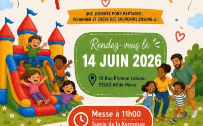 Kermesse paroissiale d’Athis-Mons le 14 Juin de 12 h à 18 h